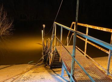 Отрадный в Самарской области остался без воды из-за половодья